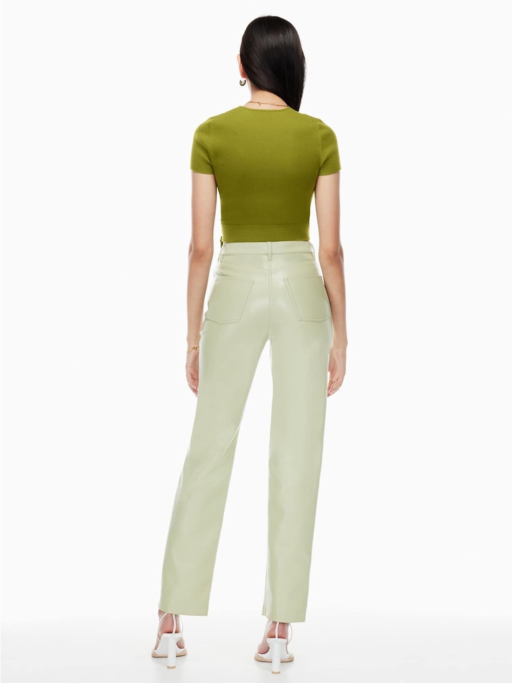 Aritzia Wilfred All Tied Up Sweater Crop - Picture 4 of 12